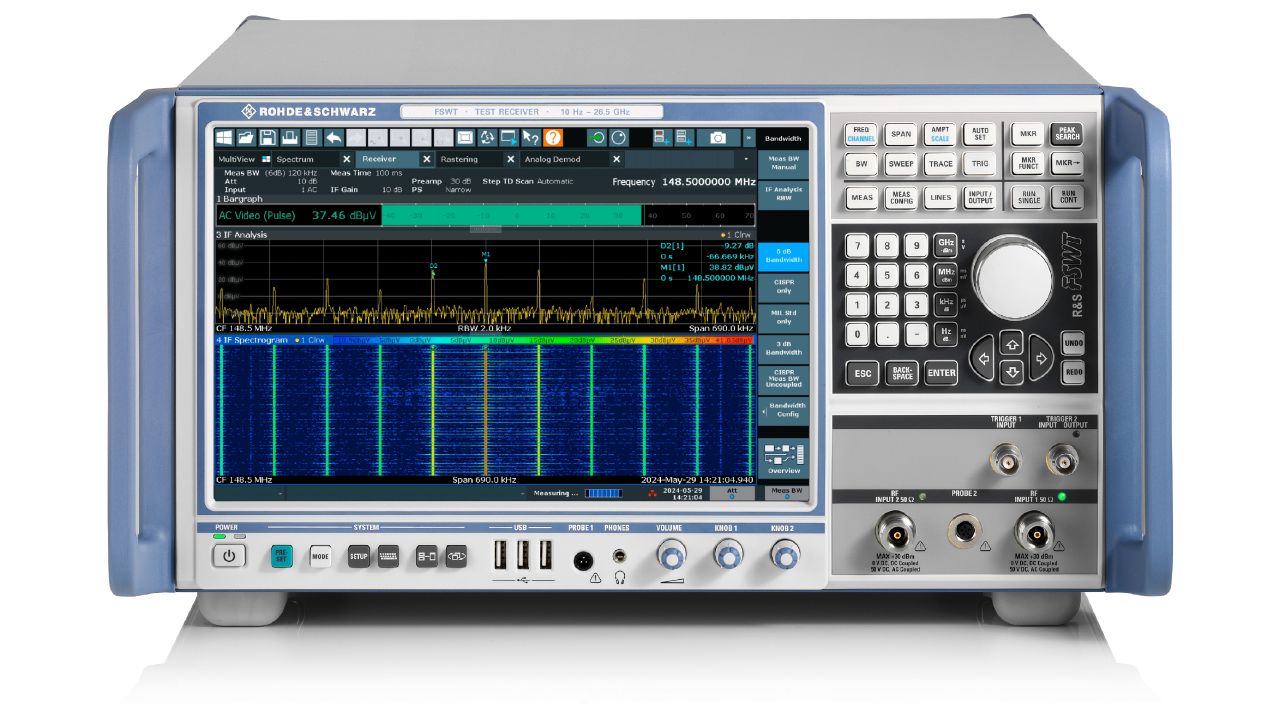 R&S®FSWT TEMPEST Test Receiver